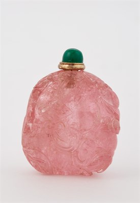 Lot 199 - Chinese Pink Tourmaline Snuff Bottle 18th/19th...