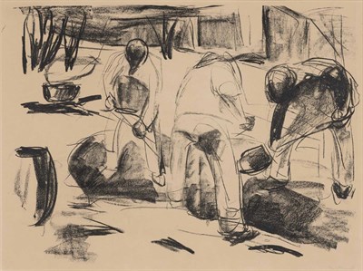 Lot 109 - Edvard Munch (1863-1944) GRABENDE ARBEITER...
