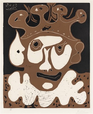 Lot 120 - Pablo Picasso TÊTE DE BOUFFON (CARNAVAL) (B....