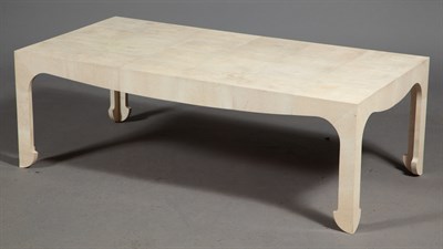 Lot 415 - Shagreen Covered Low Table Height 16 inches,...