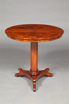 Lot 508 - Biedermeier Mahogany Occasional Table Height...