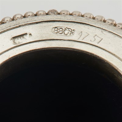 Lot 168 - Fabergé Silver-Mounted Ceramic Gum Pot Antti...