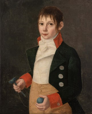Lot 47 - French School 19th Century Portrait of a Boy...