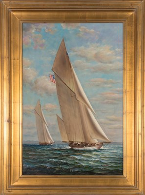 Lot 98 - D. Tayler American, b. 1968 Two Clippers...