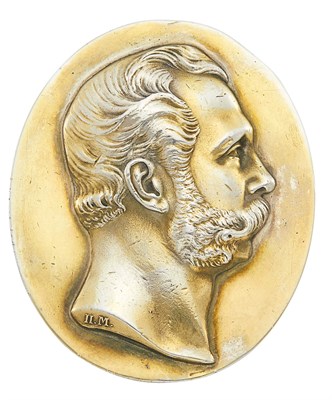 Lot 130 - Russian Silver-Gilt Presentation Medallion for...