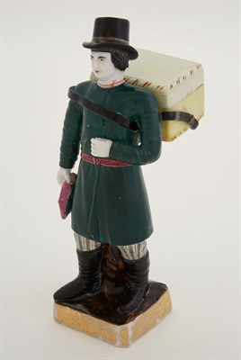 Lot 188 - Russian Porcelain Figure of a Shoe Vendor...