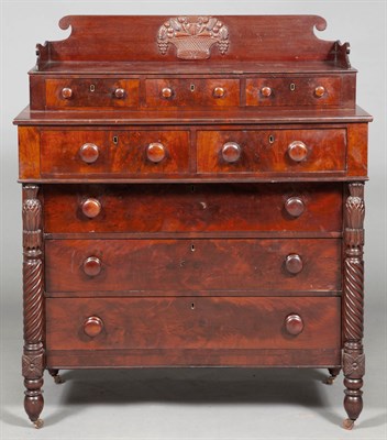 Lot 456 - Classical Mahogany Chest of Drawers The...