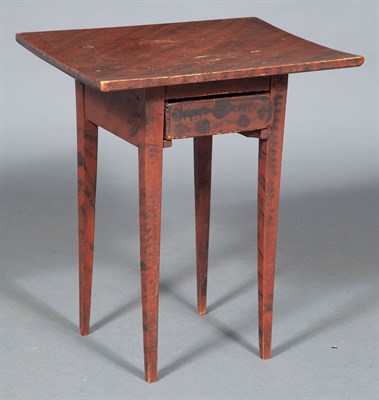 Lot 174 - Federal Grain Painted Wood Work Table...