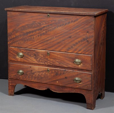 Lot 176 - Federal Grain Painted Blanket Chest Early 19th...