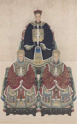 Lot 76 - Chinese Ancestral Portrait 19th/20th Century...