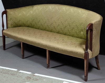 Lot 217 - Federal Mahogany and Figured Maple Inset...
