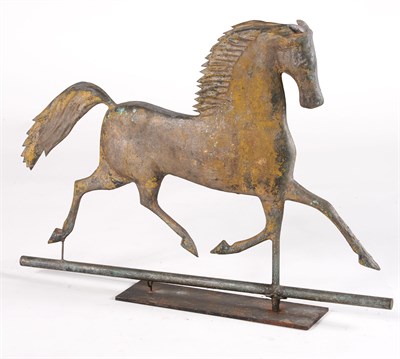 Lot 194 - Gilt Copper and Zinc Black Hawk Horse...