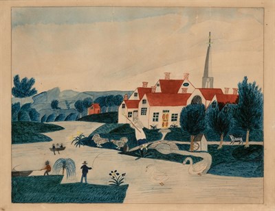 Lot 137 - American School 19th Century View of a Maine...