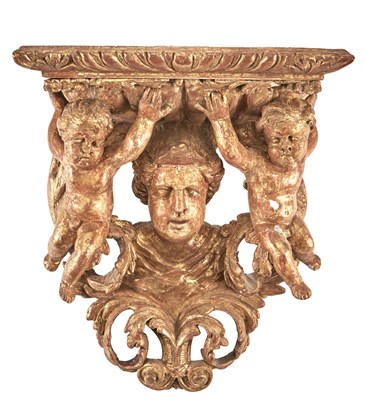 Lot 223 - William III Giltwood Wall Bracket Circa 1700...