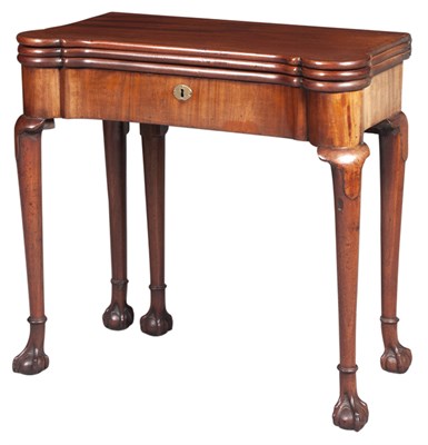 Lot 234 - George II Mahogany Triple-Flap...