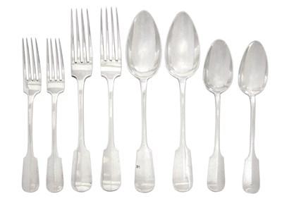 Lot 322 - Swiss Silver Flatware Service L. Jamin, late...