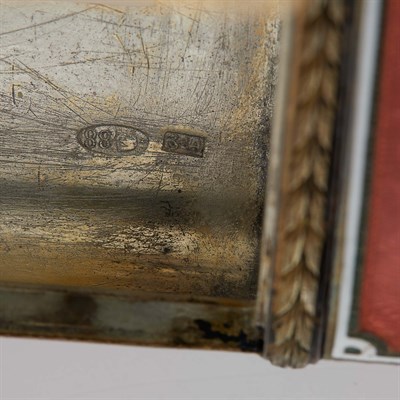 Lot 169 - Russian Silver-Gilt Guilloché and Champlevé...