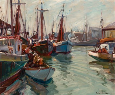 Lot 114 - Emile Albert Gruppe American, 1896-1978 Busy...