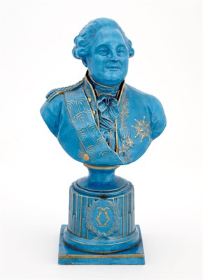 Lot 386 - Sèvres Style Gilt and Turquoise Ground...