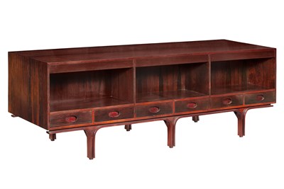 Lot 336 - Gianfranco Frattini Rosewood Double Sided...