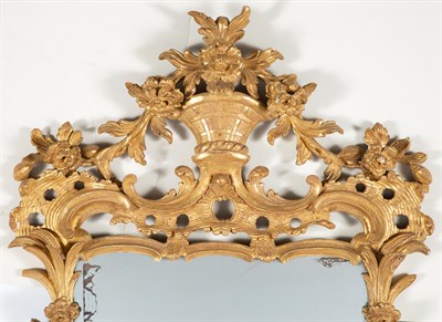 Lot 423 - George III Giltwood Mirror Third quarter 18th...