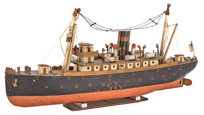 Lot 183 - Wooden Tramp Steam Boat Wooden vessel,...