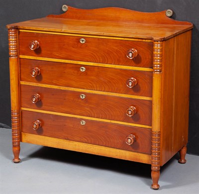 Lot 453 - Classical Walnut and Fruitwood Chest of...