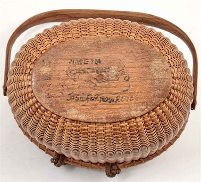 Lot 206 - Jose Formosa Reyes Lidded Lightship Basket...