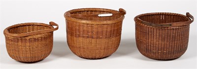 Lot 242 - Group of Three Open Lightship Baskets...