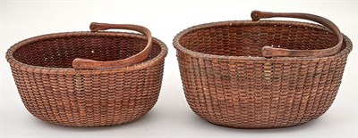 Lot 228 - Two Oval Open Lightship Baskets Nantucket, MA,...
