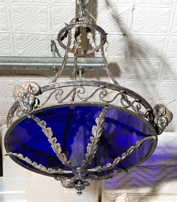 Lot 350 - Continental Neoclassical Style Silvered Metal...