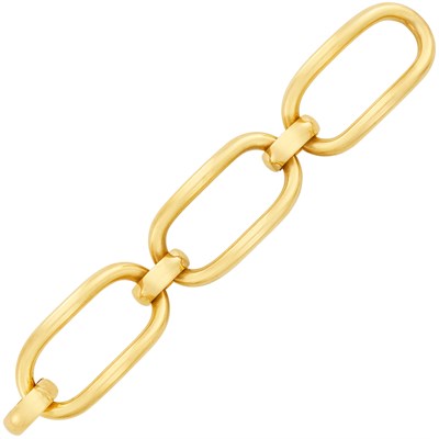 Lot 716 - Gold Link Bracelet