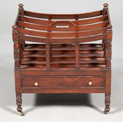 Lot 376 - Regency Mahogany Canterbury Height 19 1/2...