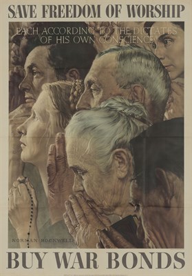 Lot 255 - ROCKWELL, NORMAN [The Four Freedoms]. Four...
