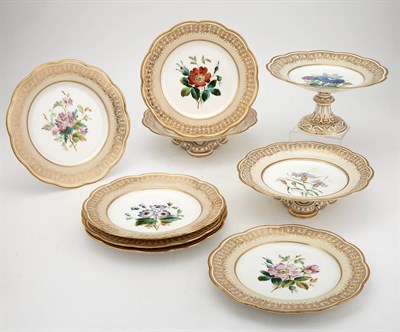 Lot 185 - Davenport Longport Staffordshire Gilt and Hand-...