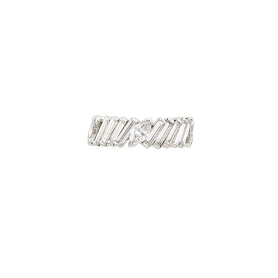 Lot 231 - Platinum and Diamond Band Ring, Harry Winston