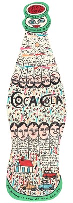 Lot 34 - Howard Finster American, 1916-2001 Coca-Cola,...