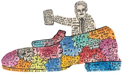Lot 35 - Howard Finster American, 1916-2001 Untitled...