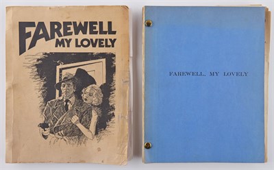 Lot 156 - GOODMAN, DAVID ZELAG. Farewell, My Lovely. Two...