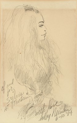 Lot 90 - LeRoy Neiman American, 1921-2012 Portrait of...