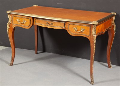 Lot 352 - Louis XV Style Gilt-Metal Mounted Mahogany and...