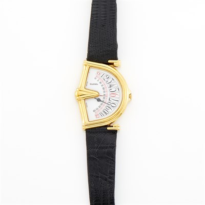 Lot 1728 - Gold 'Jean D'Eve' Wristwatch, Tourneau
