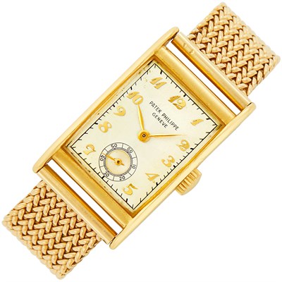 Lot 410 - Gentleman's Gold Wristwatch, Patek Philippe, Ref. 1560/1