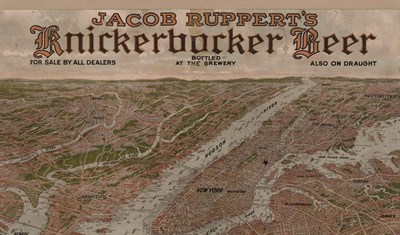 Lot 61 - [NEW YORK] Jacob Ruppert's Knickerbocker Beer...