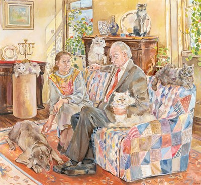 Lot 54 - Edith Kramer American, 1916-2014 Couple and...