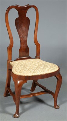 Lot 196 - Queen Anne Walnut Side Chair Probably Irish,...