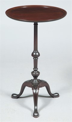 Lot 399 - Colonial Revival Mahogany Tripod Stand Label...