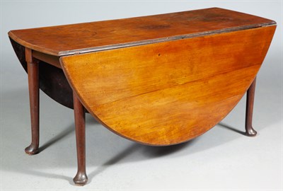 Lot 403 - George III Mahogany Drop-Leaf Dining Table...