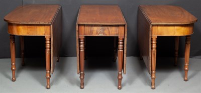 Lot 297 - Classical Mahogany Three-Part Dining Table...