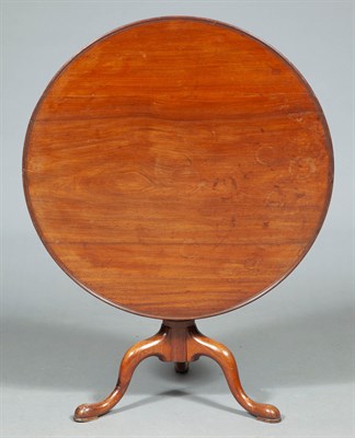 Lot 219 - Chippendale Mahogany Tilt-Top Tea Table 18th...
